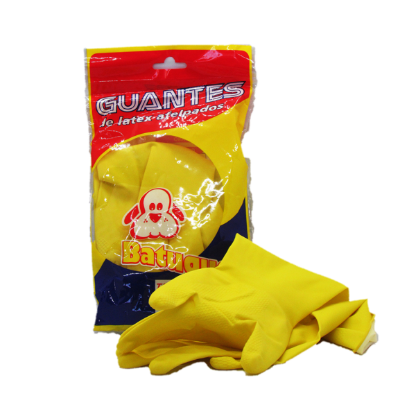 Guante de Látex Afelpado "Batuque"