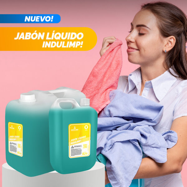Jabón Líquido Baja Espuma Indulimp